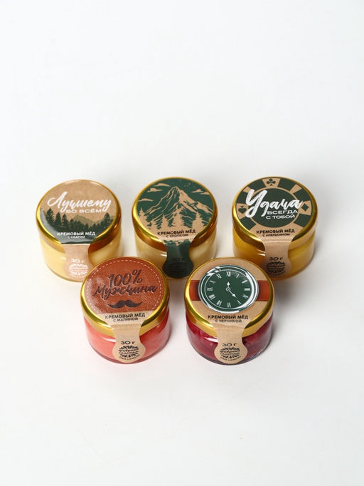 Подарочный набор Настоящему мужчине: крем-мёд, чай - Фабрика счастья фото 4