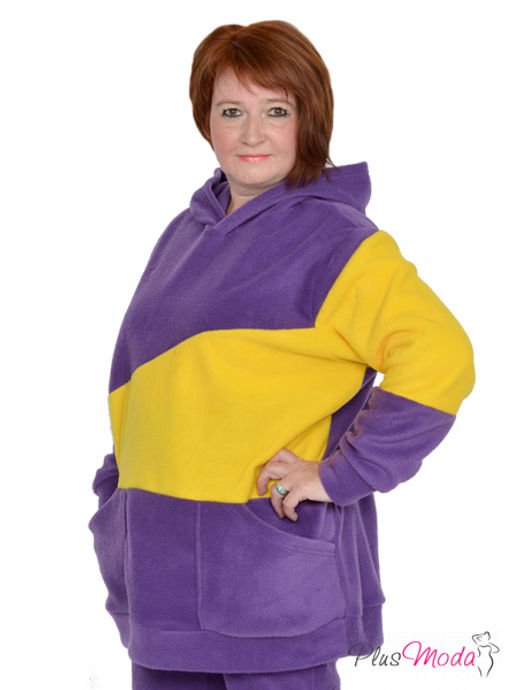 Толстовка Модель №951 размеры 44-84 - Plusmoda фото 9