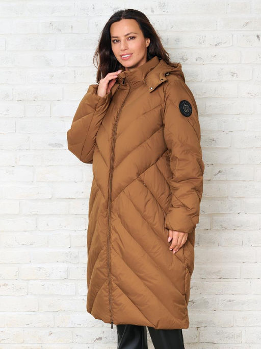 Пальто женское 2241122004 brown - Maxroses фото 2