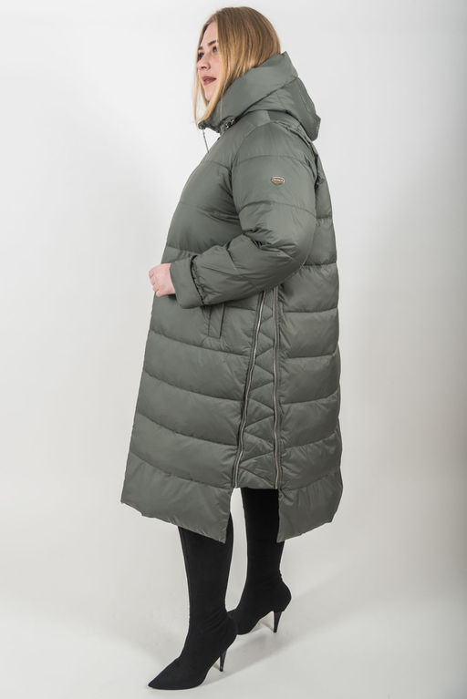 Пальто Luxury Moda 1169 зеленый