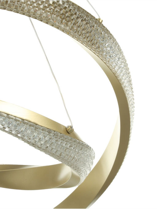 Люстра Ella 116 Вт LED 3000-6000К медь Ø40+60×150 см