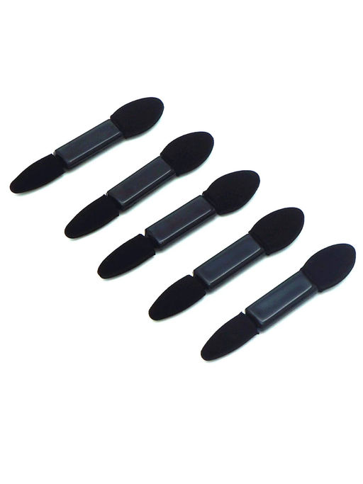 Kristaller Набор двусторонних аппликаторов для макияжа, черный, 10 шт.