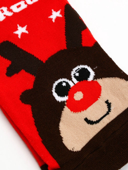 Подарочный набор новогодний Ароматы праздника, гель для душа, яблоко, 100 мл и носки, URAL LAB