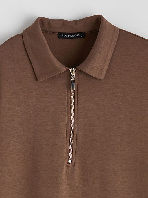 Polo Yaka Soft Touch Elbise