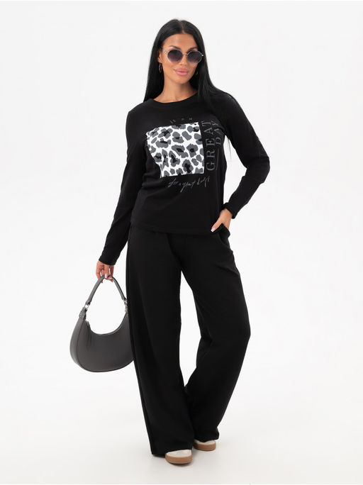 Лонгслив Лео женский серый - София фото 14