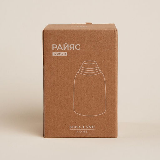 Ваза сервировочная SL Home «Райяс», 9×13.5 см, керамика, 450 мл, бежевая