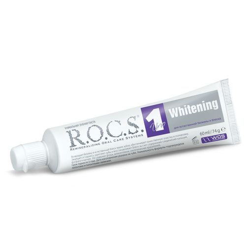Зубная паста R.O.C.S. UNO Whitening (Отбеливание), 74 гр РОКС  фото 3