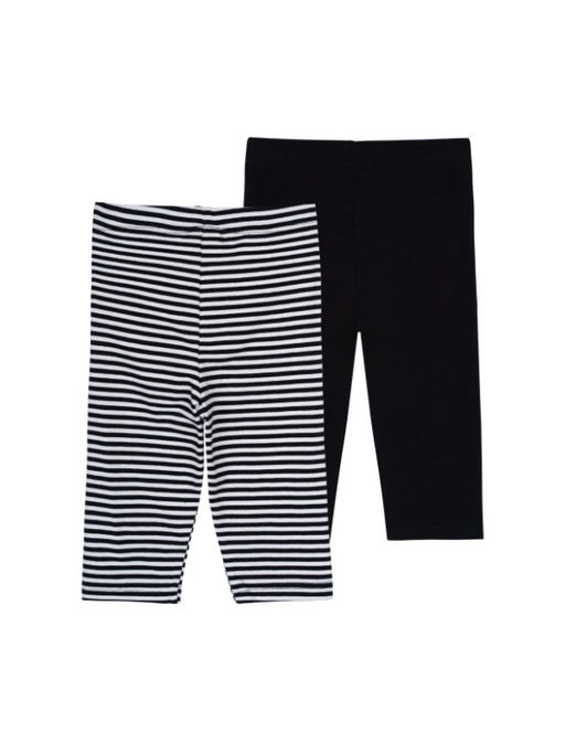 12522127 Брюки для девочек (легинсы укороченные), 2 пары в комплекте