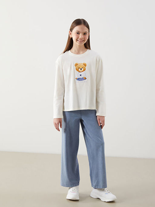 Beli Lastikli ?spanyol Pa?a K?z ?ocuk Tayt