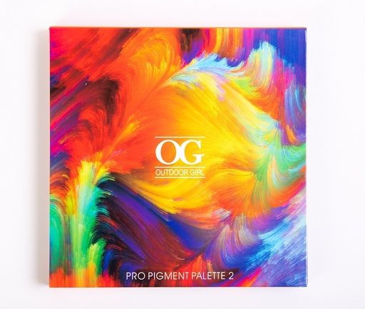 OG-DE7193 PRO PIGMENT PALETTE 2 Палетка пигментов 16 цветов для век (оттенки B1-B16)