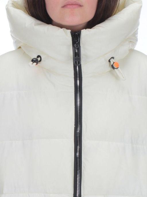 H-2209 WHITE Пальто зимнее женское (200 гр .холлофайбер) - Fashion фото 11