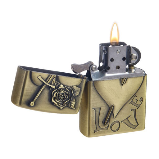 Зажигалка бензиновая Кинжал в сердце