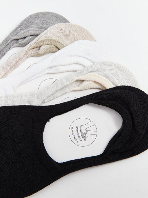 Kendinden Desenli Kad?n Babet ?orap 5li