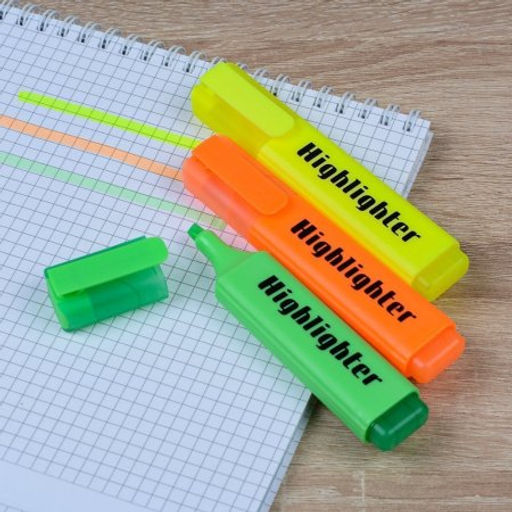 Текстовыделитель набор 3 штуки / H5712 /уп 72/288/ - Галеонтрейд фото 3