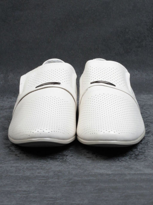 C202-1 WHITE Полуботинки мужские (натуральная кожа)