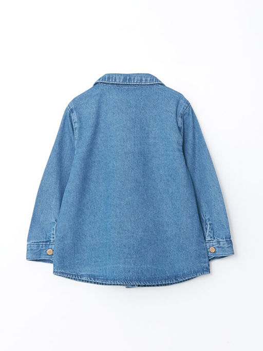 Nak?? Detayl? K?z Bebek Jean G?mlek - Waikiki фото 2