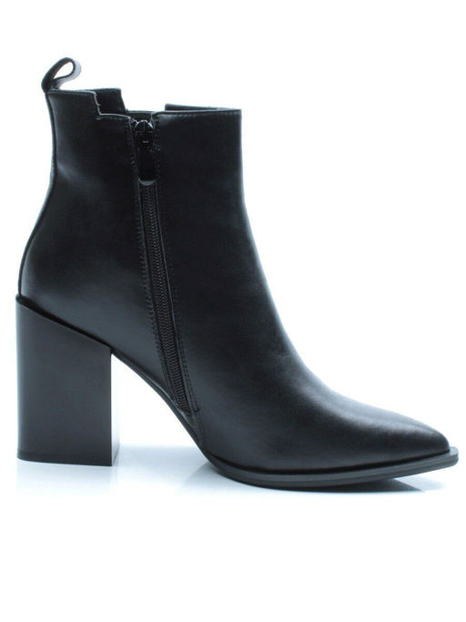 01-PCG267-1 BLACK Ботинки демисезонные женские (натуральная кожа, байка) - Фабричный китай фото 9