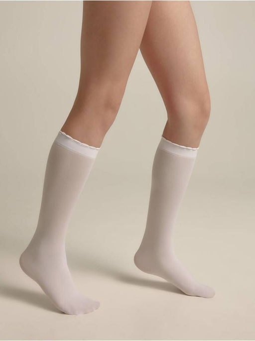 Гольфы детские Conte Elegant Princess 22С-5СП полиамид белые  фото 3