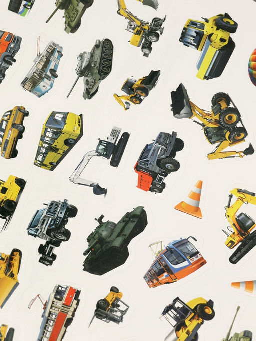 Цена за 2 шт. All Types Of Vehicles Sticker Book 250 Stickers For Kids