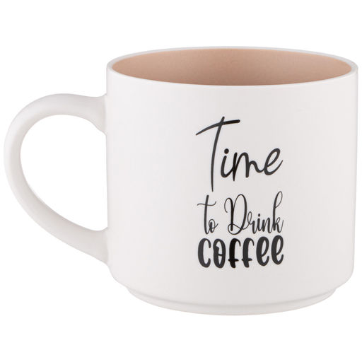 КРУЖКА TIME TO DRINK COFFEE 470 МЛ