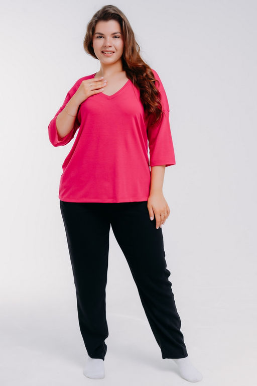 Футболка женская из вискозы Марина малина
