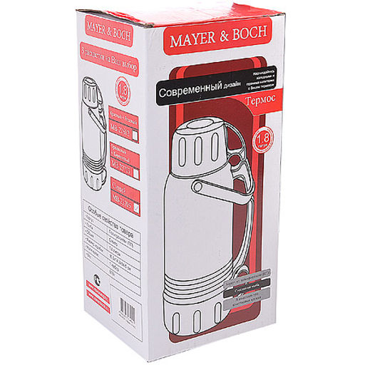 22602 Термос с 2 чашками 1,8л ст/колба МВ (х12) - Mayer&boch фото 4