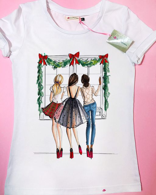 Эксклюзивная футболка Yana Pletneva упаковка плотный Zip пакет!