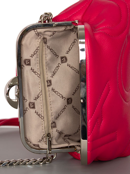 LACCOMA сумка Жасмин-Л815-маджента эко кожа хлопок  фото 4