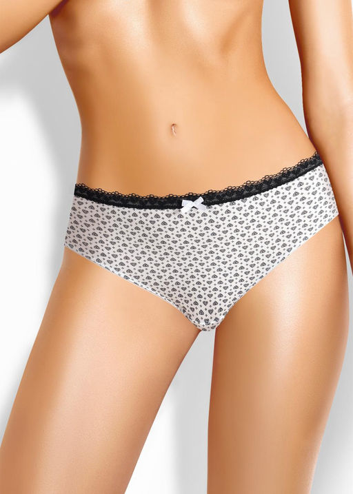 C1066/5 Трусы жен. Мерси Clever (молочный/т.серый