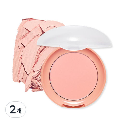 Пудровые румяна для лица (Абрикос-Персик) - Lovely Cookie Blusher OR 201 Apricot Peach Mousse, 4 гр