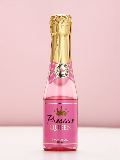 Набор Prosecco Queen, гель для душа во флаконе шампанское и бомбочка для ванны