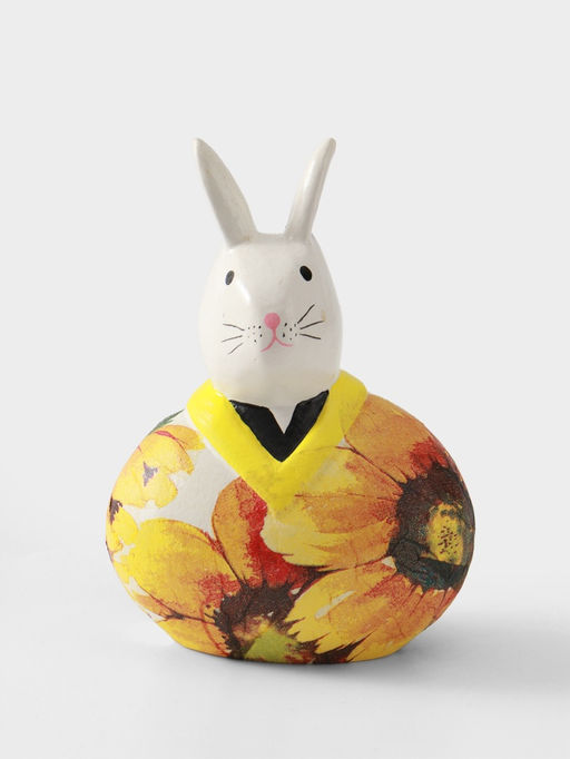 Сувенир Кролик в халате, 10?6?12 см, дерево