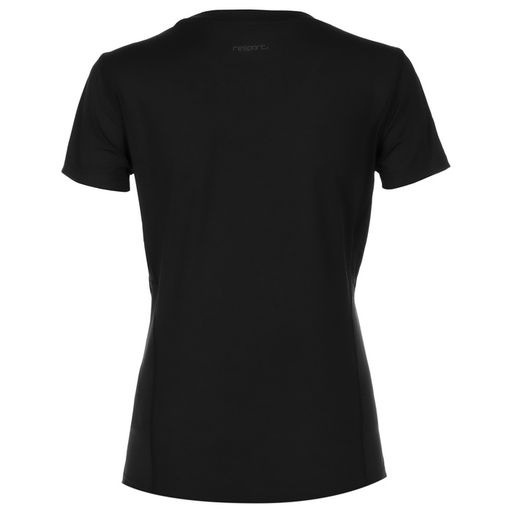 Футболка со вставками женская Resport, бифлекс, размер 42 (XS), чёрная