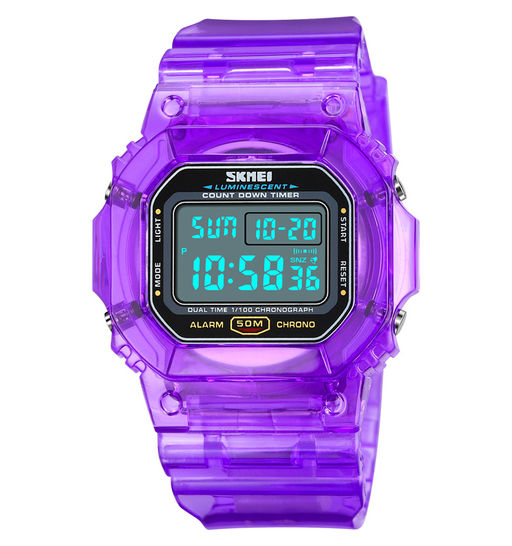 Часы наручные Skmei женские электронные спортивные 1999purple