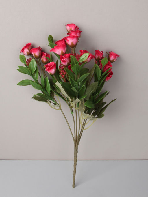 Цветок искусственный Роза кустовая 33 см / 149NA-48 /уп 2/200/600/ - ГалеонТрейд фото 8