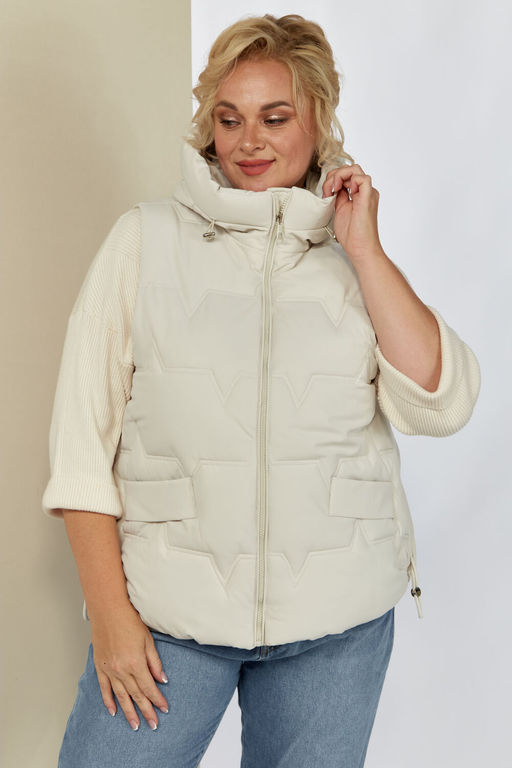 Жилет SHETTI 2153 молочный