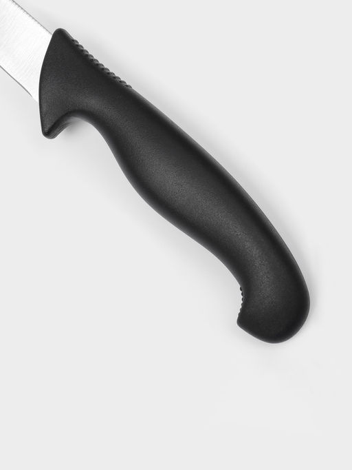 Нож кухонный для овощей Sharp, лезвие 8.5 см, нержавеющая сталь, чёрная ручка - Simaland фото 4