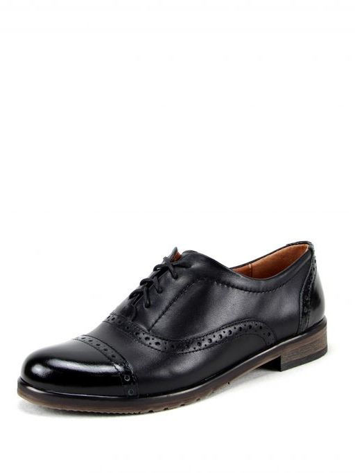 Туфли полуботинки EDART 101.berta.black+lacq