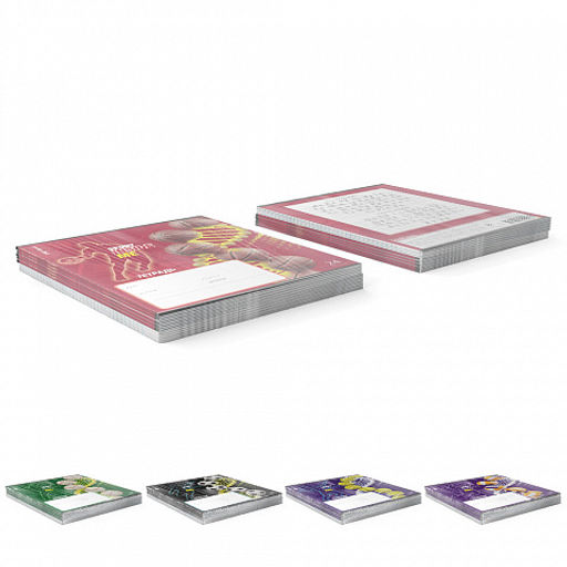 Цена за 10 шт. Тетрадь школьная ученическая ErichKrause Sport DNA, 24 листа, линейка, выборочный УФ-лак+конгрев (в плёнке по 10 шт.)_MIX-PACK  фото 9