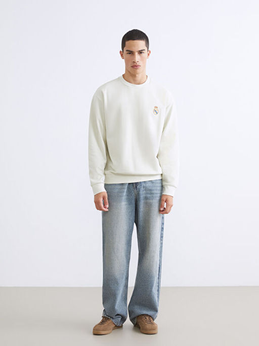 Real Madrid Lisansl? Erkek Sweatshirt