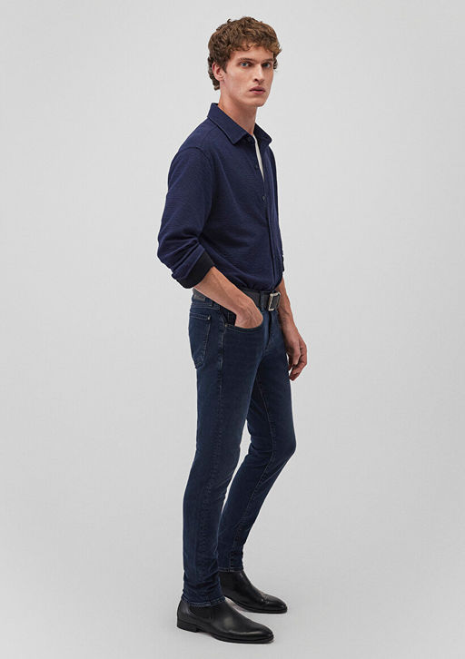 James 90lar TOKK Murekkep Mavi Jean Pantolon  фото 3