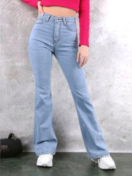 Джинсы женские клеш 1403 Уценка