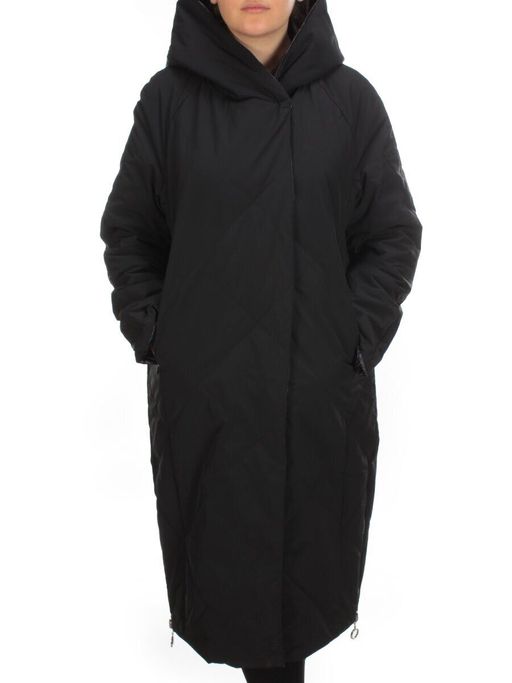 21085 BLACK Куртка зимняя двухсторонняя женская облегченная SNOW CLARITY