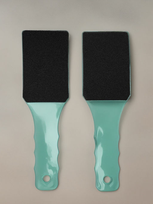 Цена за 2 шт. Пилка для пяток, эргономичная, наждачная, двусторонняя, 23 см, МИКС