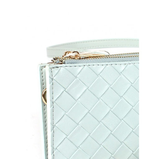 Сумка женская искусственная кожа DJ-СМ 7463-STARLIGHT BLUE, 3отд, плечевой ремень, голубой SALE 265269 - Adelia фото 4