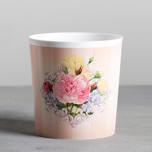 Кашпо для цветов Винтаж, 1.6 л, d=14 см, h=14 см, пластиковое - Дарите счастье фото 5