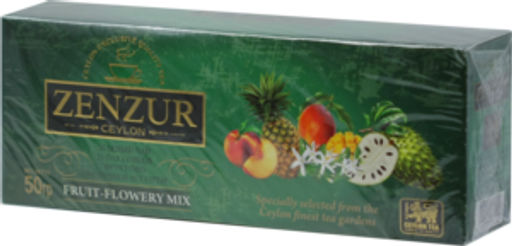 Zenzur. Фруктово-цветочное ассорти (зеленый) карт.пачка, 25 пак.