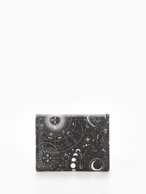 Кошелёк женский на кнопке, 10.5?2.5?8.5 см, с цветочным принтом, разноцветный