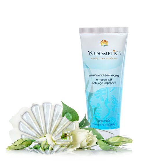 Дневной, мультипептидный крем-флюид , SPF 20 Мгновенный Anti-Age эффект , ТУБА 50 мл - Yodometics фото 3