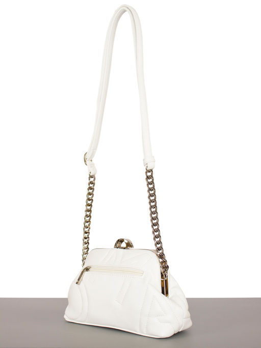 LACCOMA сумка Жасмин-Л815-белый эко кожа хлопок  фото 4